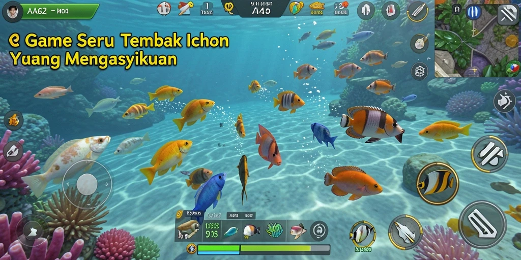 Gameplay seru Tembak Ikan di AA62.