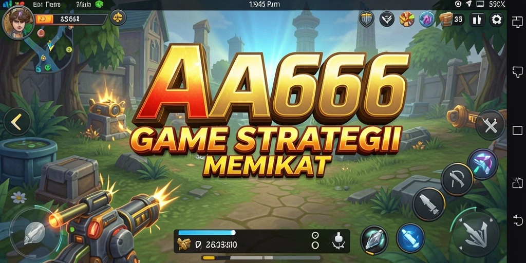 Tampilan gameplay menarik dari AA666, penuh strategi SLG.