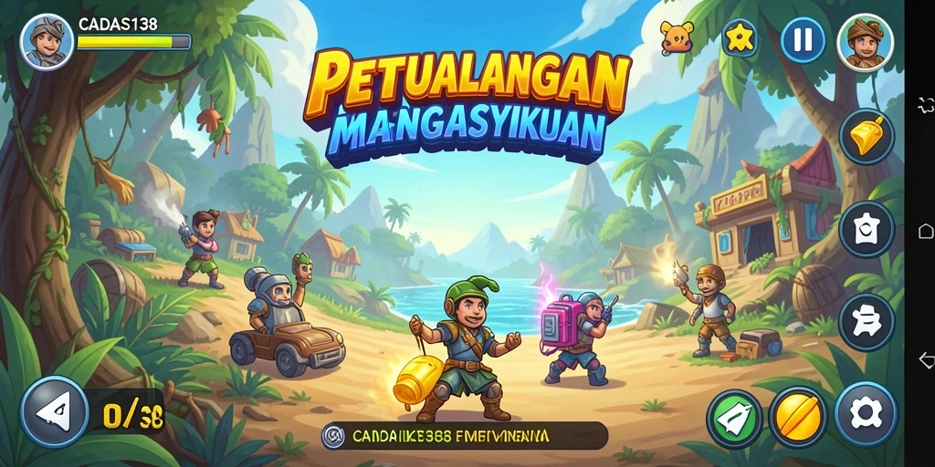 Tampilan penuh aksi dari gameplay CADAS138 yang menakjubkan.
