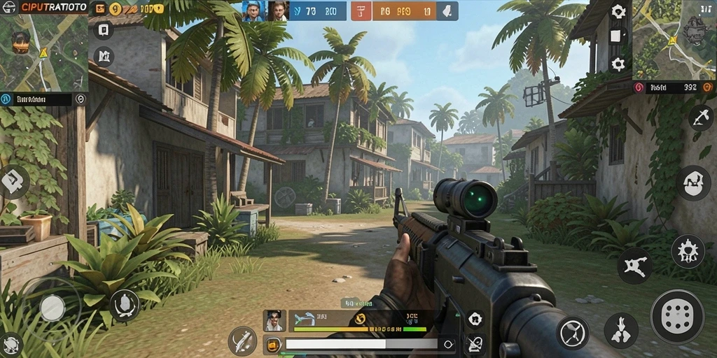 Screenshot gameplay <strong>CIPUTRATOTO</strong> yang menampilkan aksi seru dalam mode TPS.