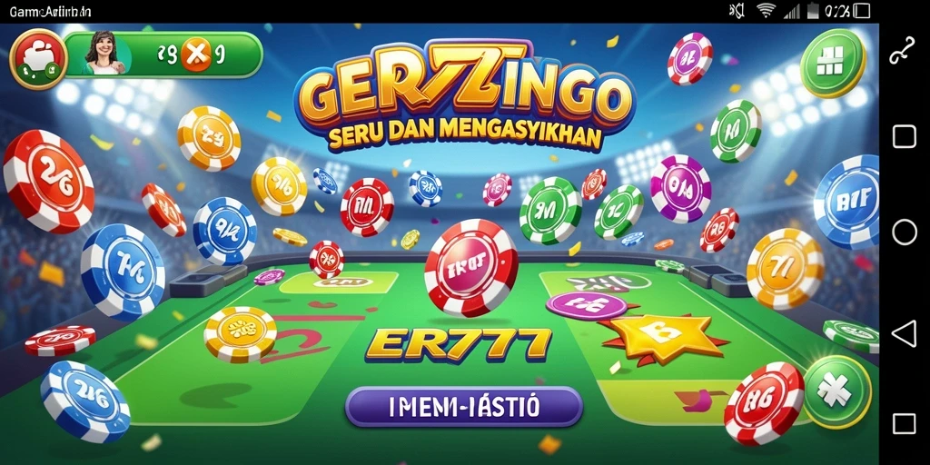 Tampilan gameplay menarik dari ER777 yang penuh aksi Bingo.