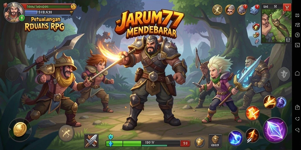 Gameplay seru JARUM77 dengan grafis yang menawan.