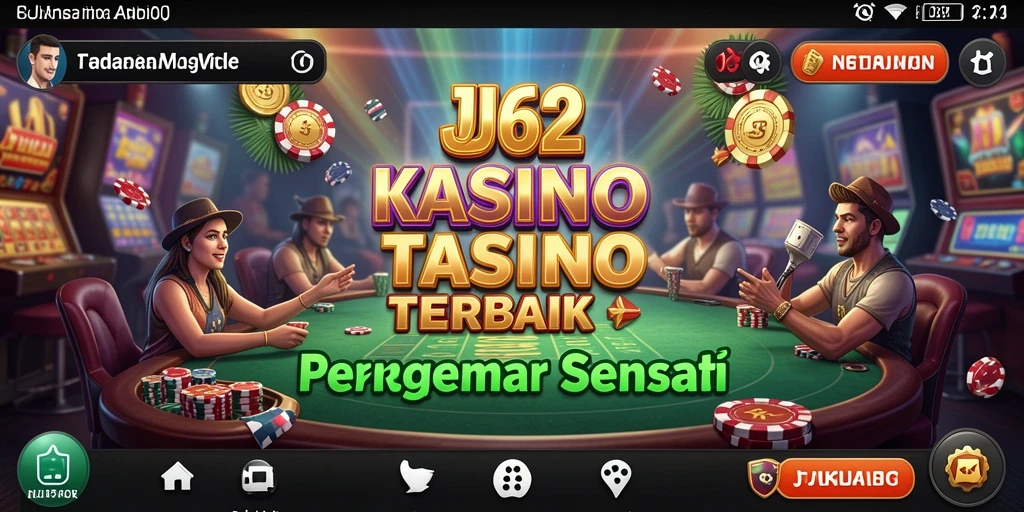 Tampilan menakjubkan dari gameplay Kasino yang mendebarkan.