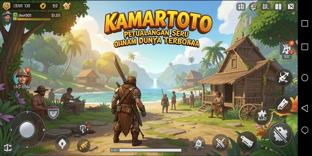 Tampilan menakjubkan dari gameplay Open World KAMARTOTO.