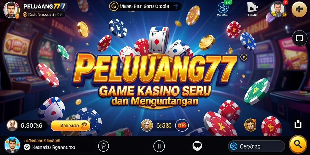 Tampilan menarik dari gameplay Kasino dalam PELUANG77.