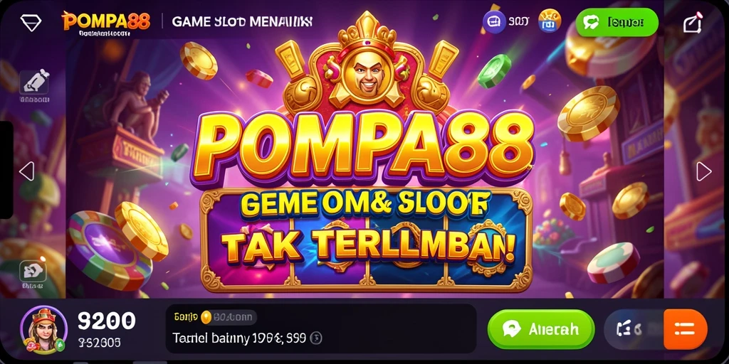 Screenshoot gameplay menarik dari POMPA88 yang menunjukkan keseruan slot.