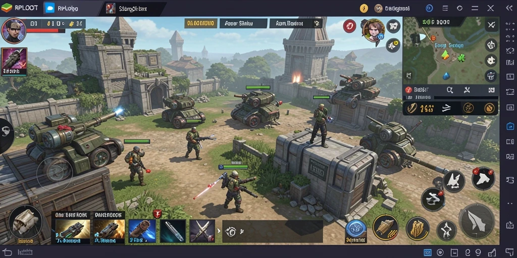 Tampilan gameplay RPLOOT dengan elemen strategi yang mendebarkan.