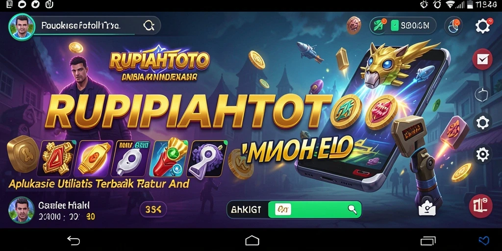 Tampilan antarmuka RUPIAHTOTO yang intuitif dan informatif.