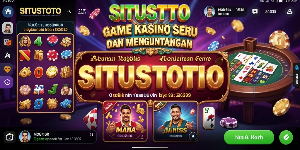 Tampilan menarik dari gameplay Kasino SITUSTOTO.