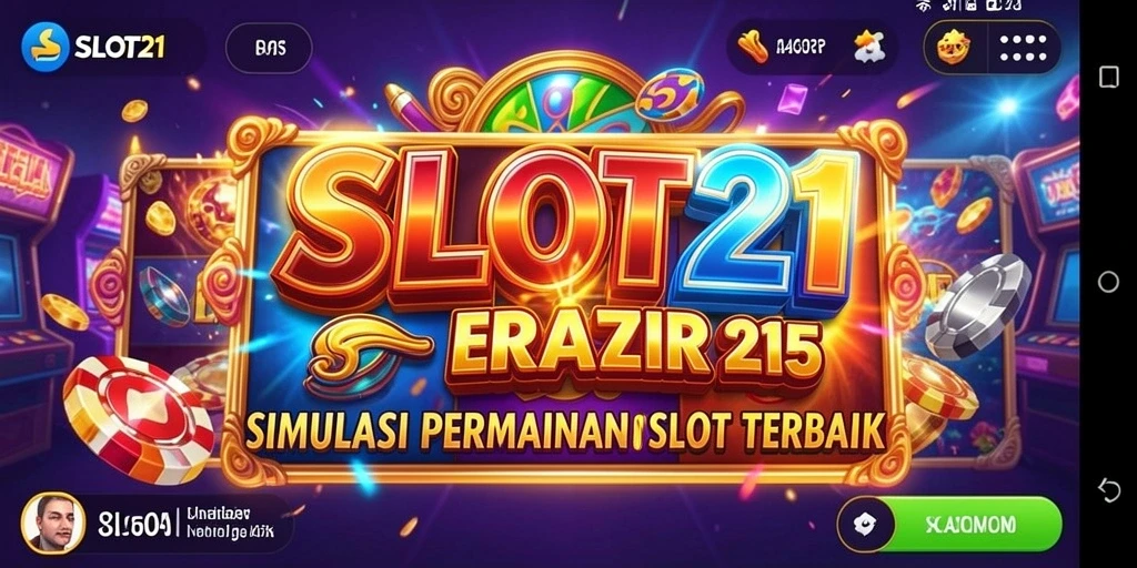 Screenshot utama SLOT21 menampilkan gameplay slot yang menarik.