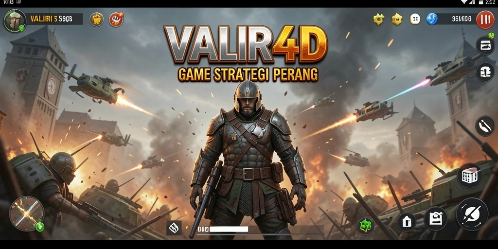 Tampilan menarik dari gameplay VALIR4D dengan pertempuran strategis.